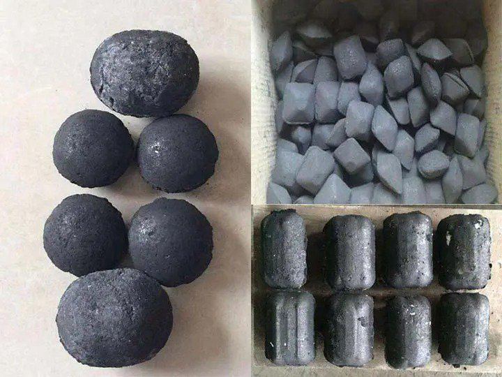 Coal Ball Of Various Shapes