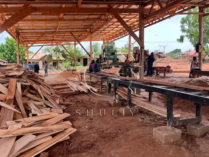 Sitio de procesamiento de madera