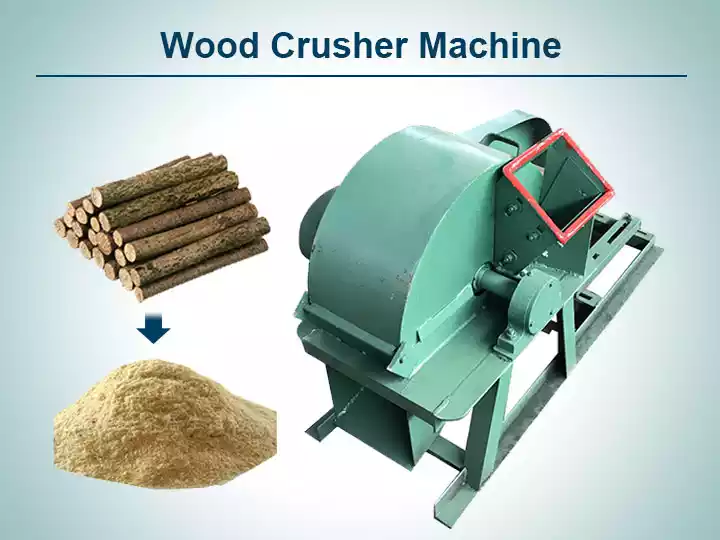 Pequeña máquina trituradora de madera | Equipos para hacer aserrín