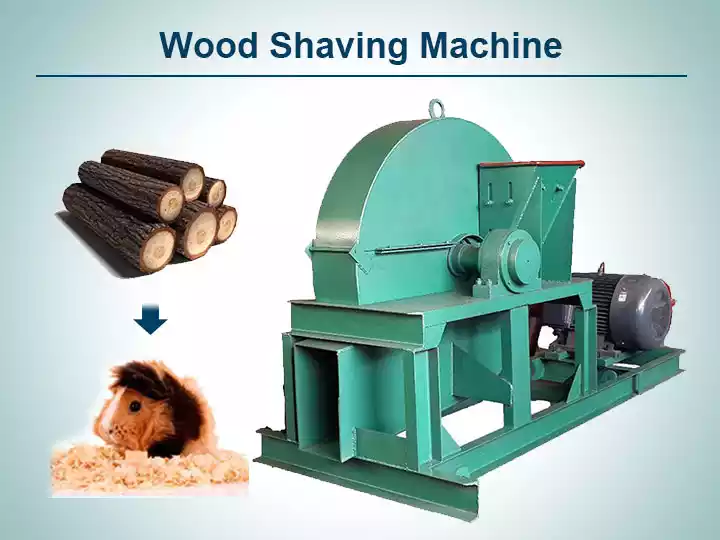 Máquina de virutas de madera para cama de animales