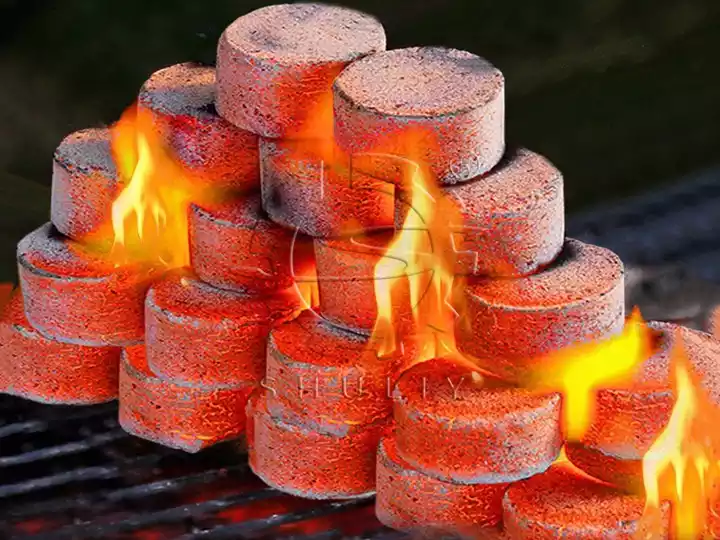 Carbones de shisha duraderos